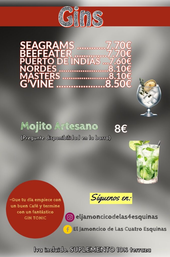 Gins - El Jamoncico de las 4 esquinas
