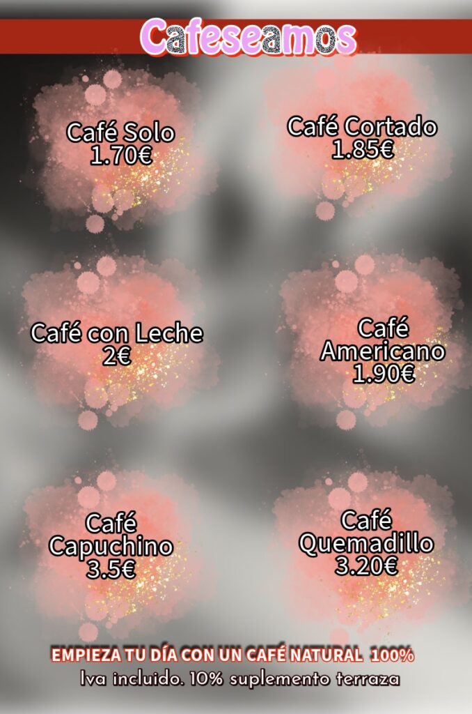 Cafés - El Jamoncico de las 4 esquinas