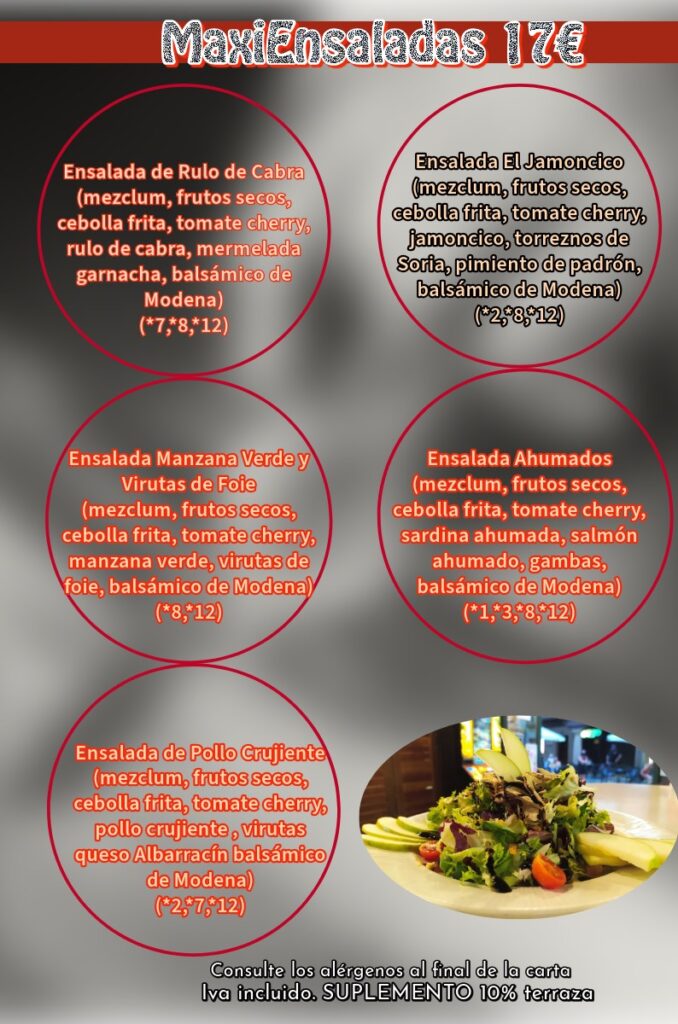 Maxiensaladas - El Jamoncico de las 4 esquinas